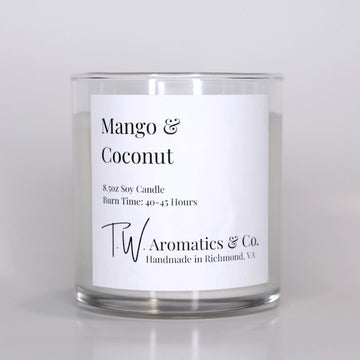 Mango and Coconut Tumbler Candle