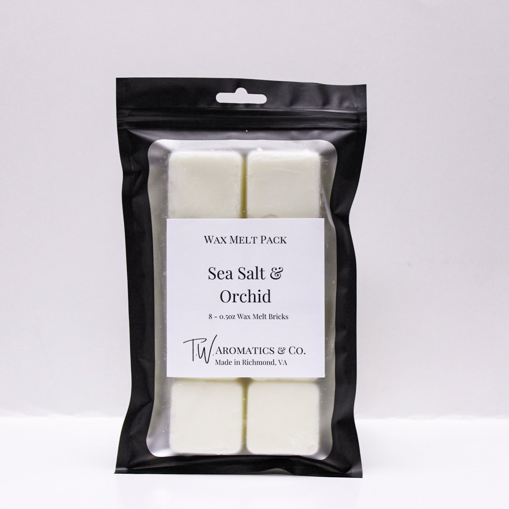 Sea Salt and Orchid Wax Melt Pack - 6 Count