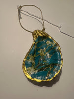 Van Gogh inspired oyster ornament