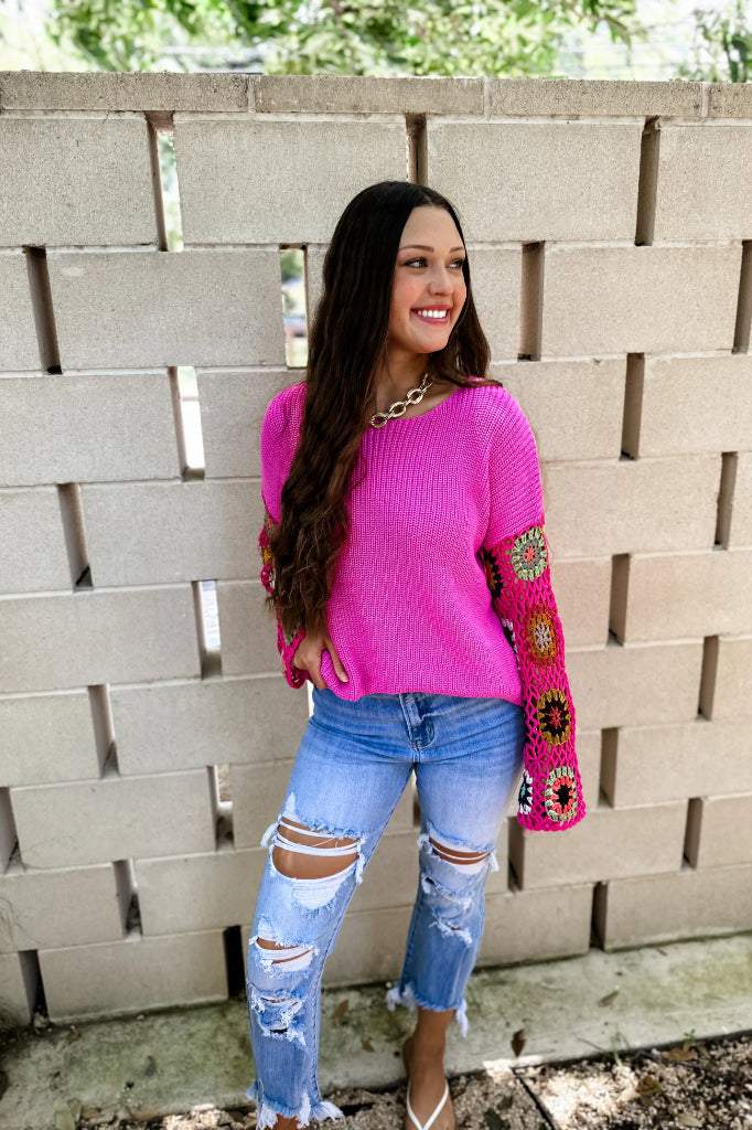 Confetti Crochet Top