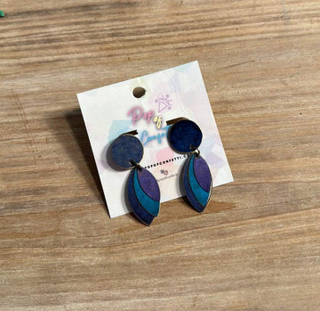 Penguin Patina Earrings