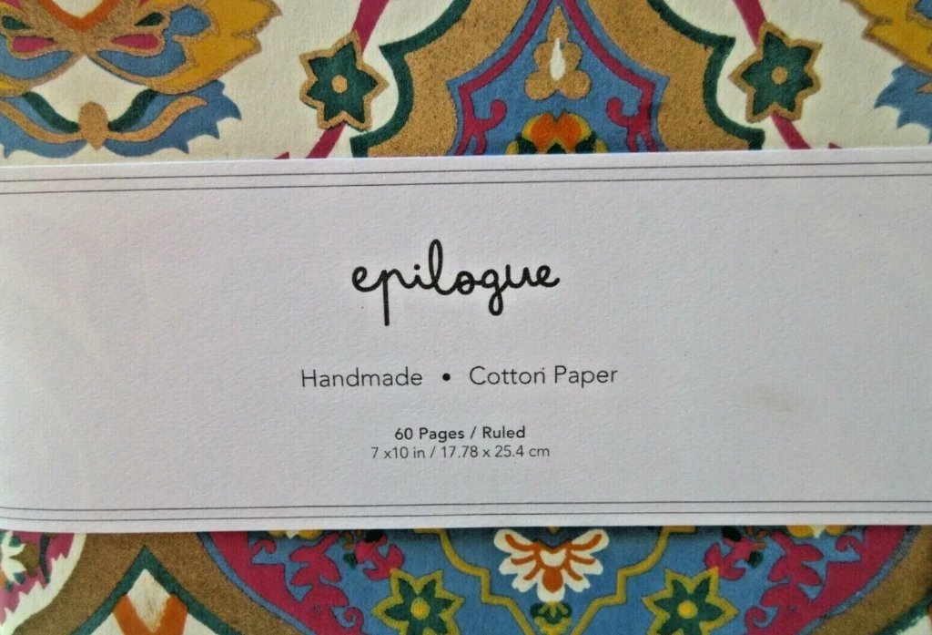 Epilogue Handmade Cotton Paper Ruled Journal