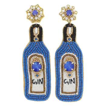 Gin Seed Bead Earrings