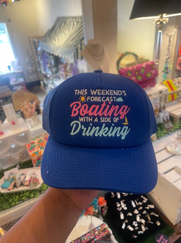 Boating and Drinking Hat