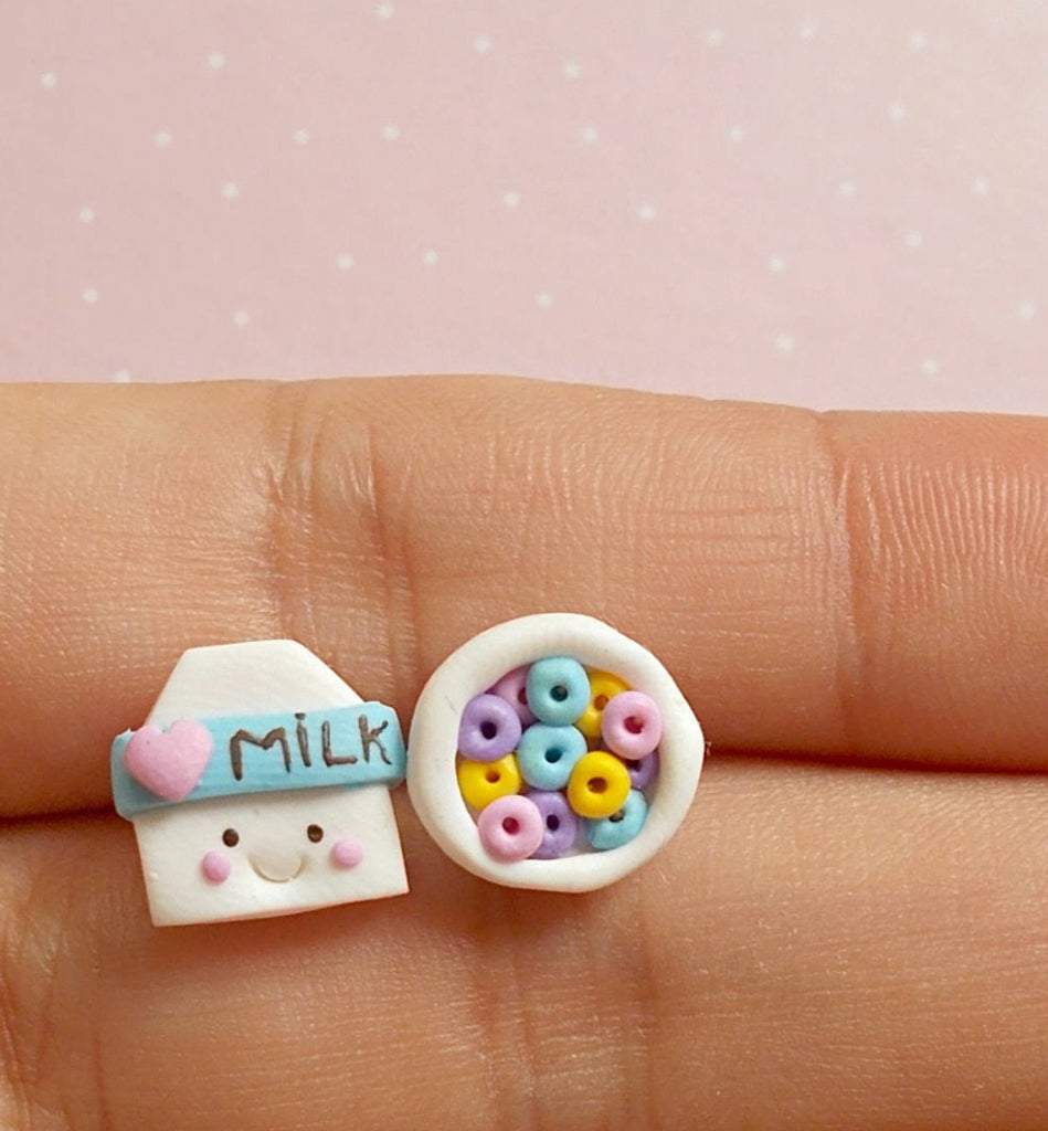Cuties - Tiny Polymer Clay Stud Earrings