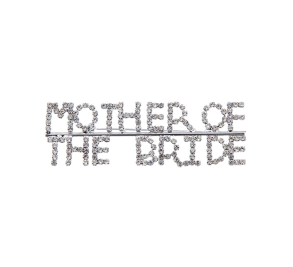 Mother of the Bride - Rhinestone Lapel Pin