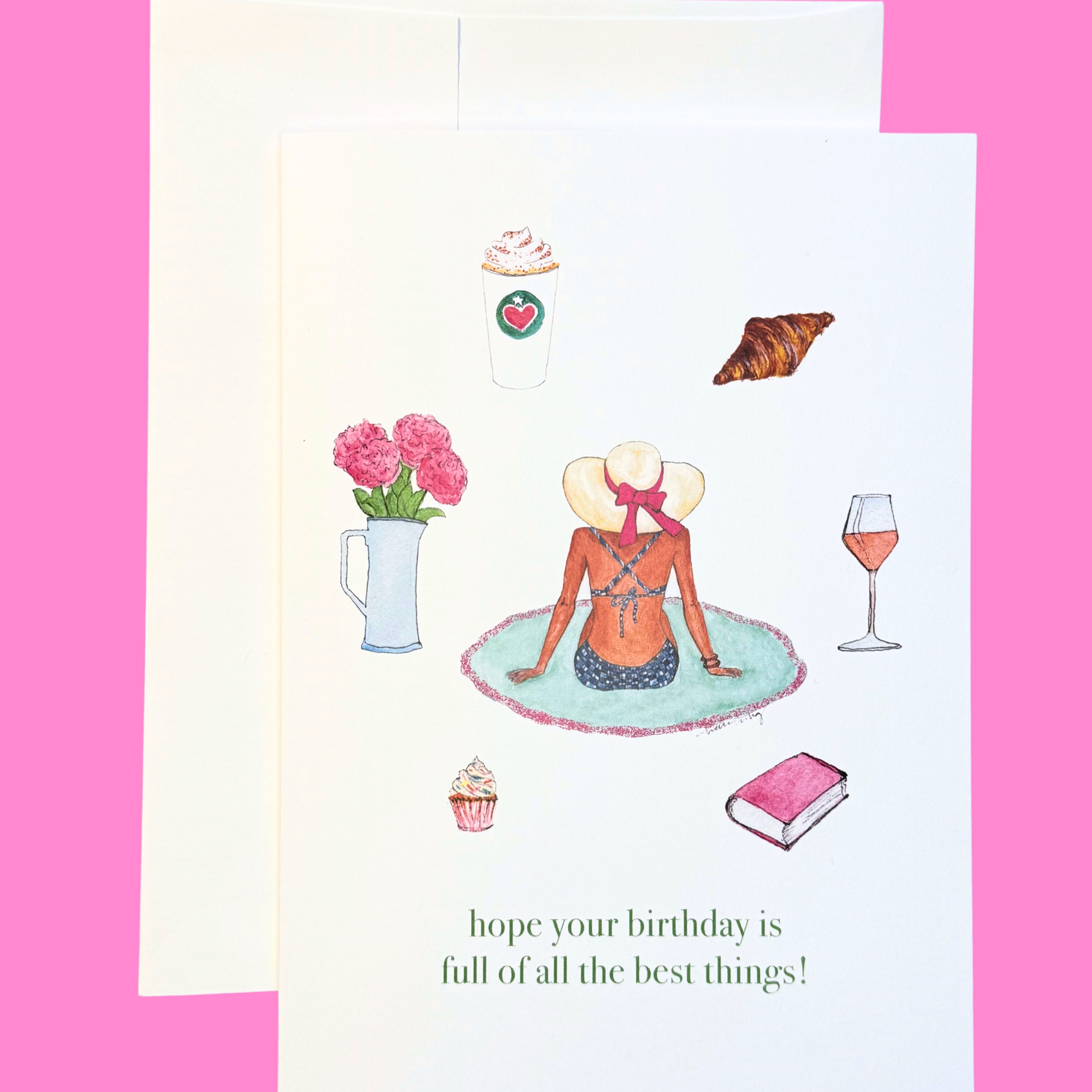 Birthday Treats 5x7 Greeting Card