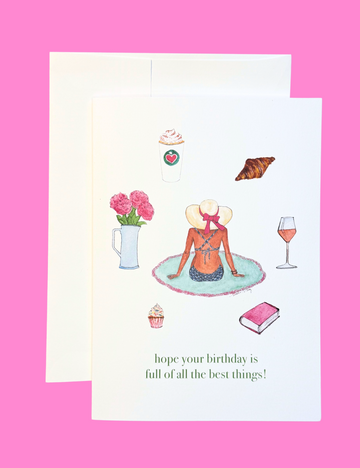 Birthday Treats 5x7 Greeting Card