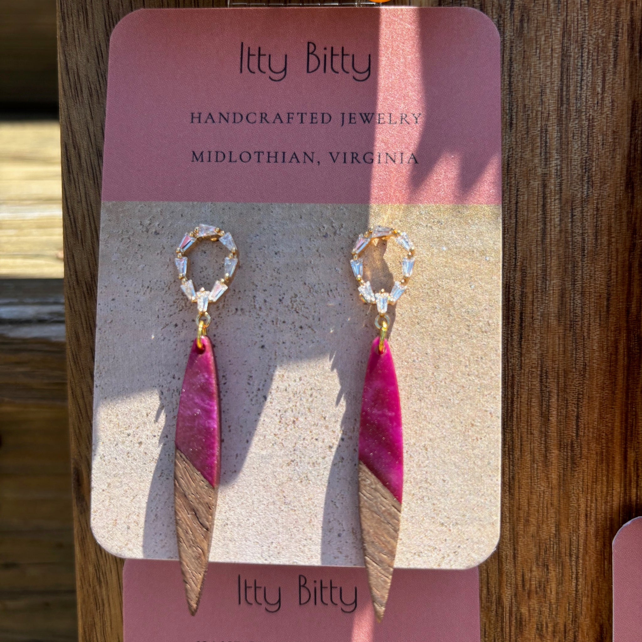 Handmade Dangle Earrings with Hypoallergenic Posts