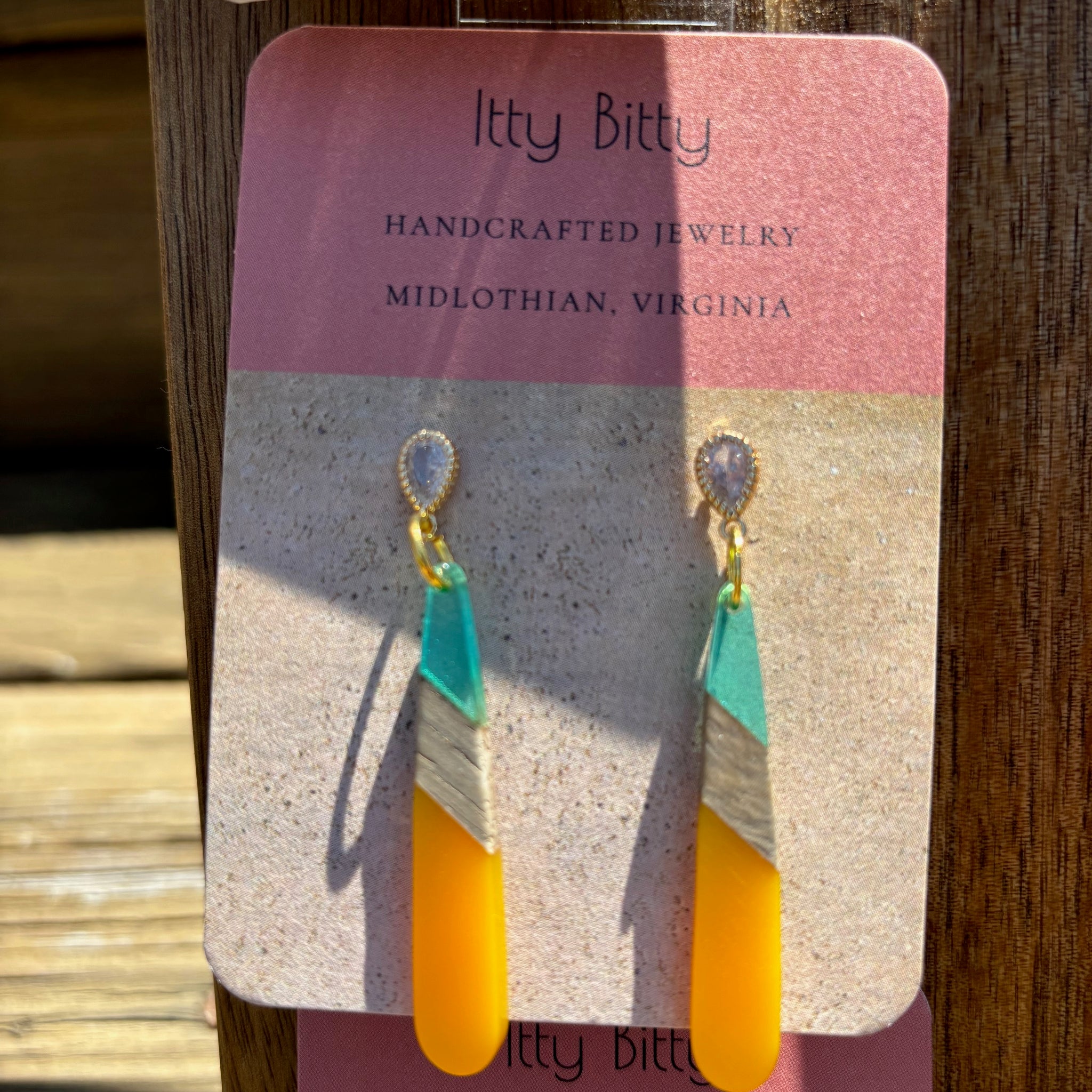 Handmade Dangle Earrings with Hypoallergenic Posts