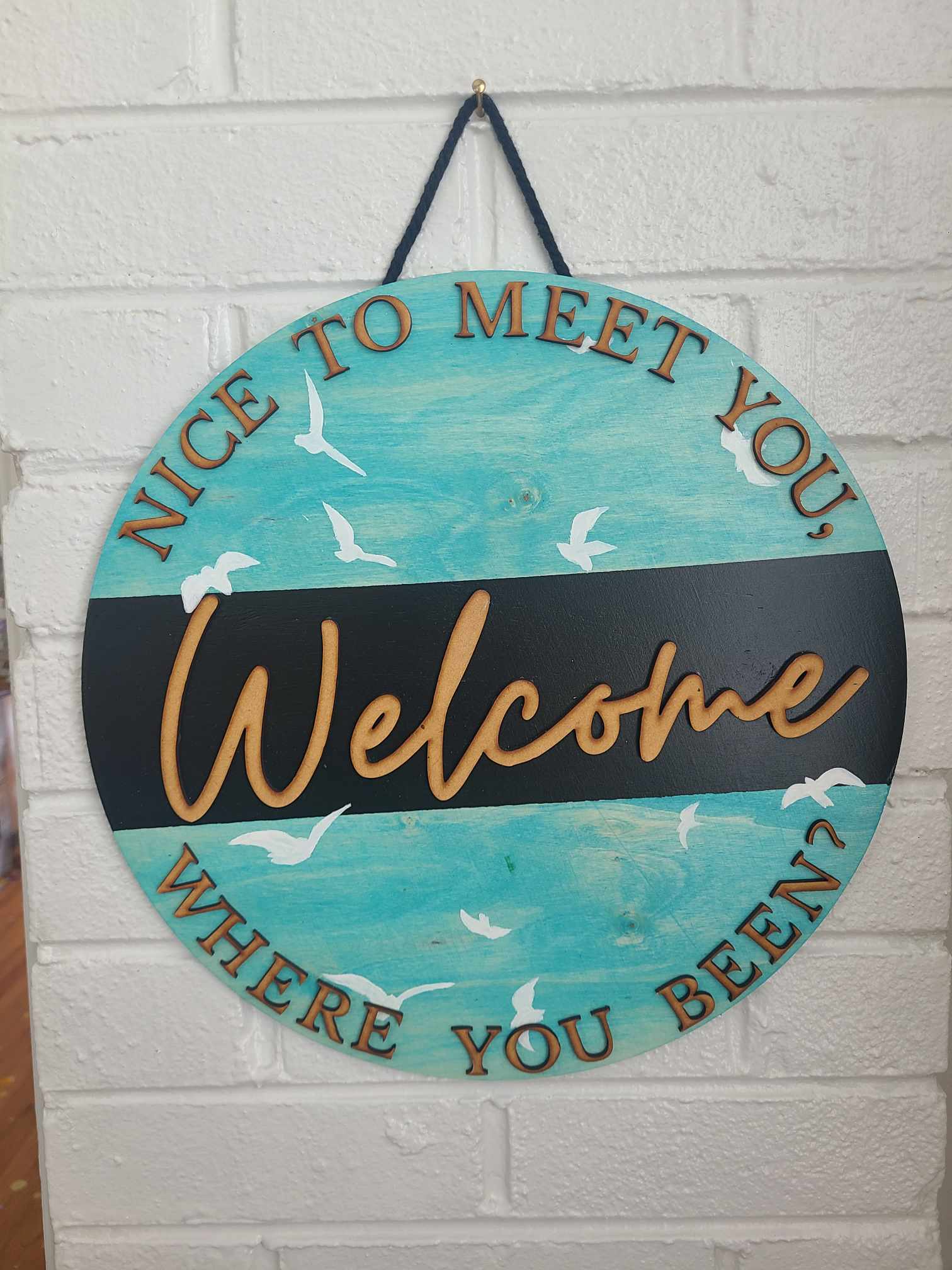 Anxious Art Teacher 'Welcome' Swiftie Door Hanger