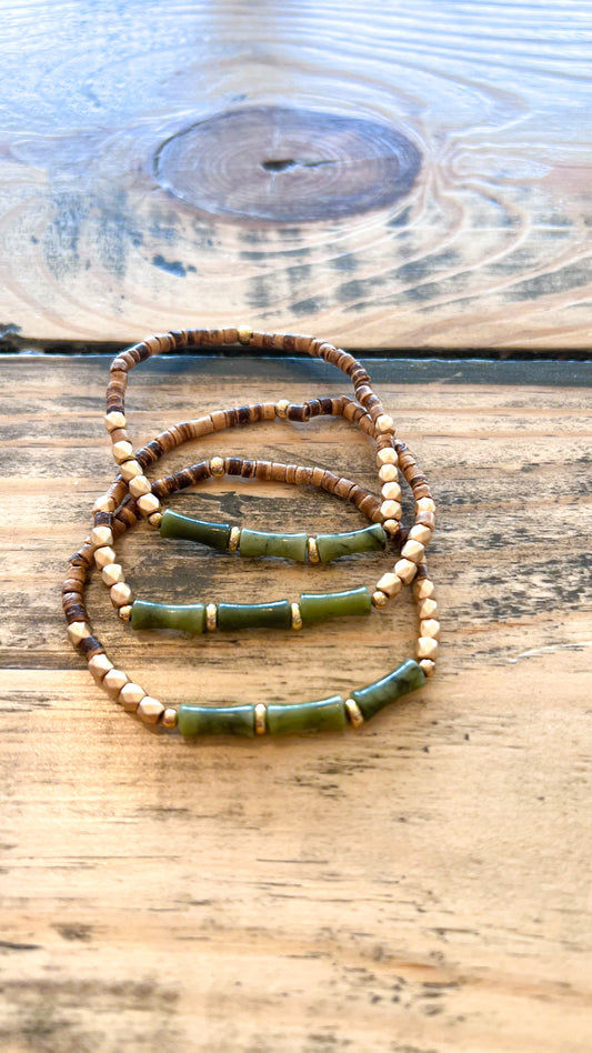 Bamboo Stretch Bracelet