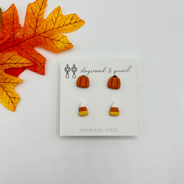 Halloween Polymer Clay Stud Pack