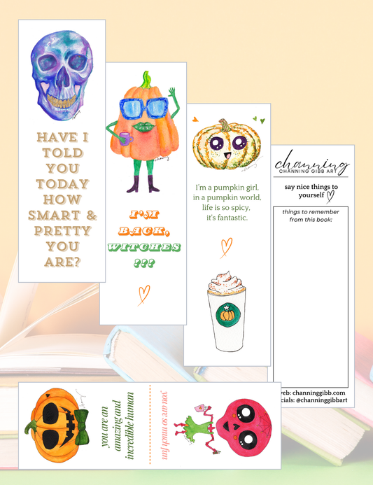 Fall Bookmarks (4-pack)