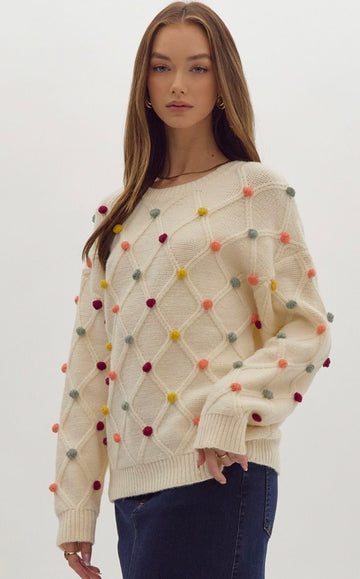 Allison Pom Pom Sweater