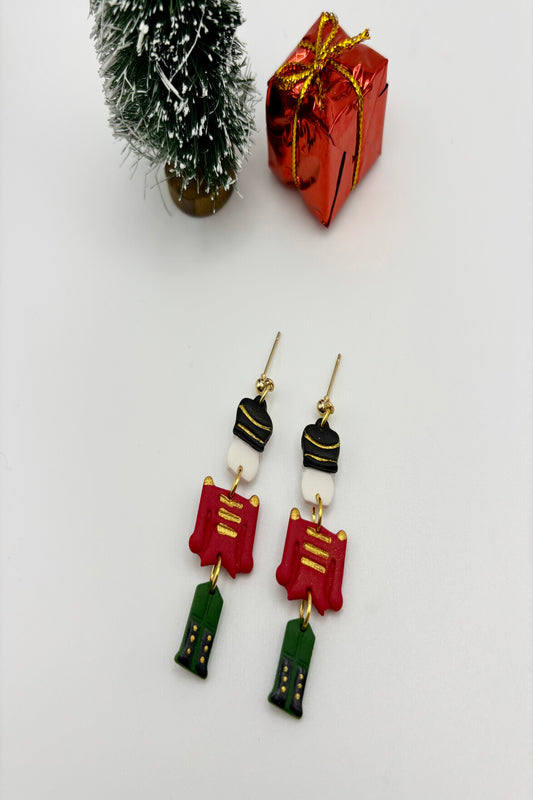 Nutcracker Polymer Clay Earrings