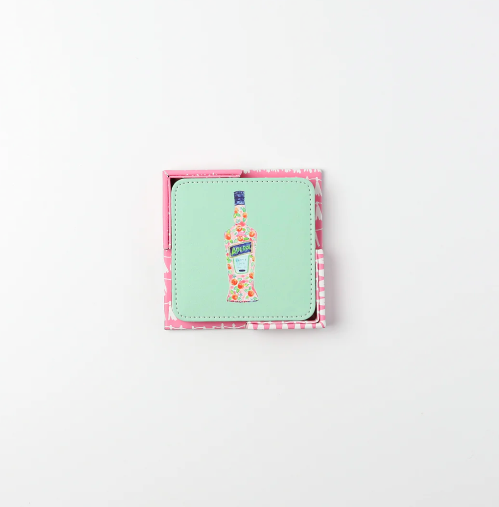 Cocktails Coasters, Set of 4