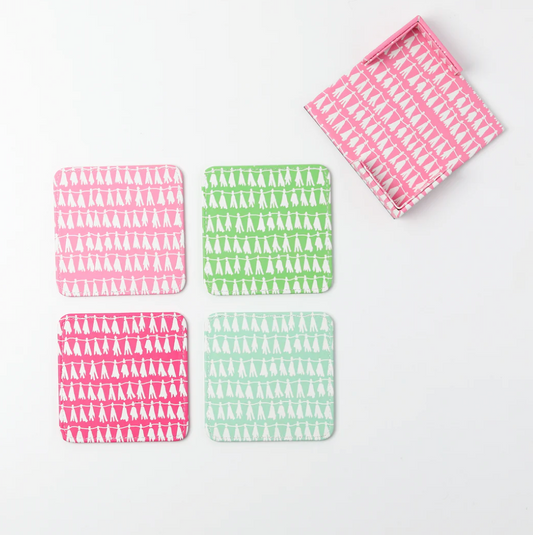 Cocktails Coasters, Set of 4