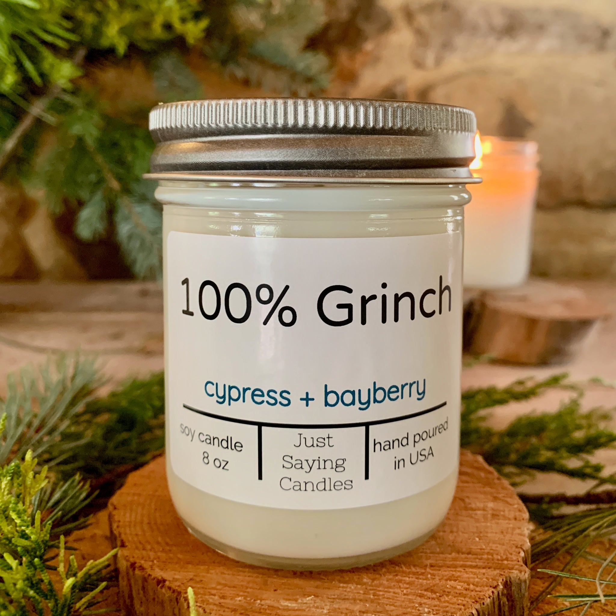 100% Grinch Soy Candle