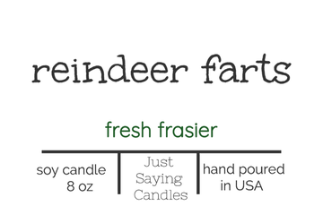 Reindeer Farts Soy Candle