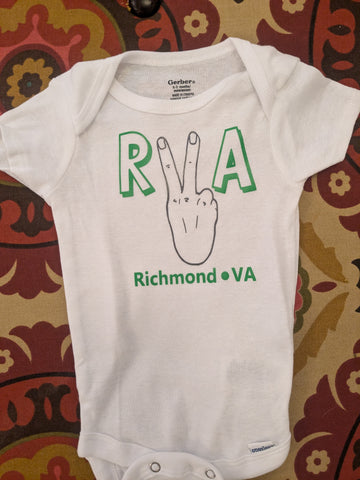 RVA Peace sign |  Richmond bodysuit