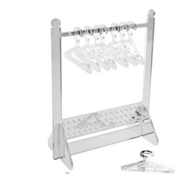 Mini Clothes Rack Jewelry Stand