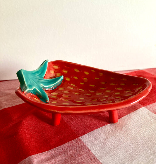 Strawberry Trinket Dish