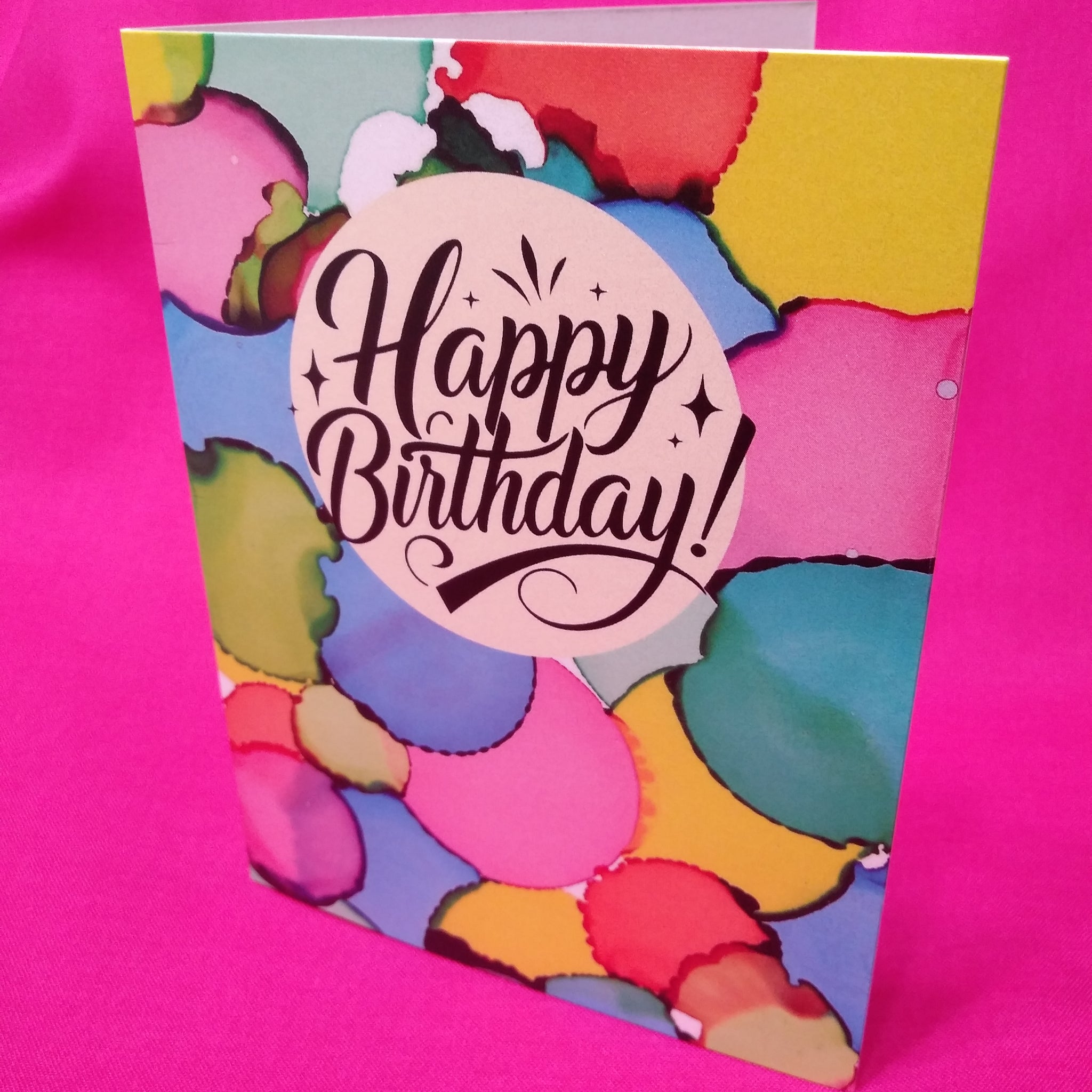 Fiesta Dots BIrthday Card