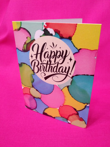 Fiesta Dots BIrthday Card