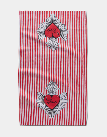 Geometry Kitchen Tea Towel - Valentines Collection