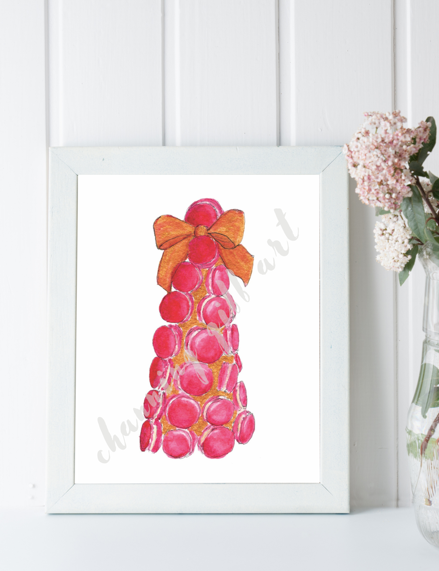 Macaron Tree Art Print