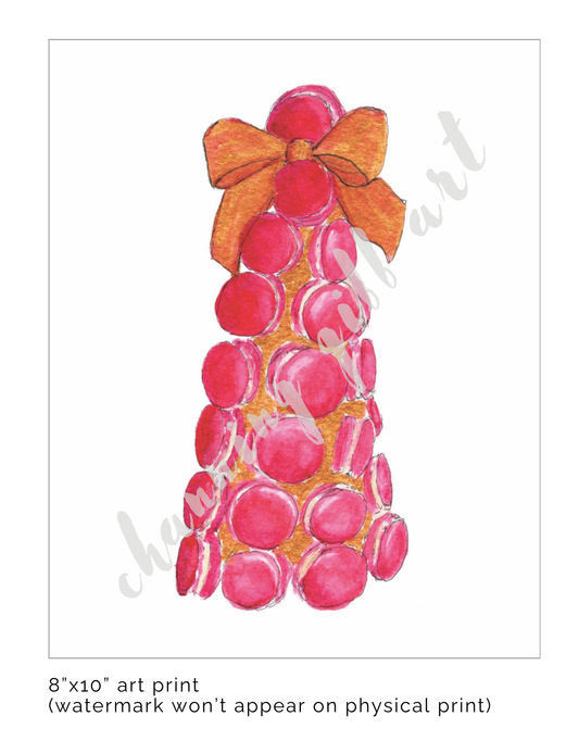 Macaron Tree Art Print