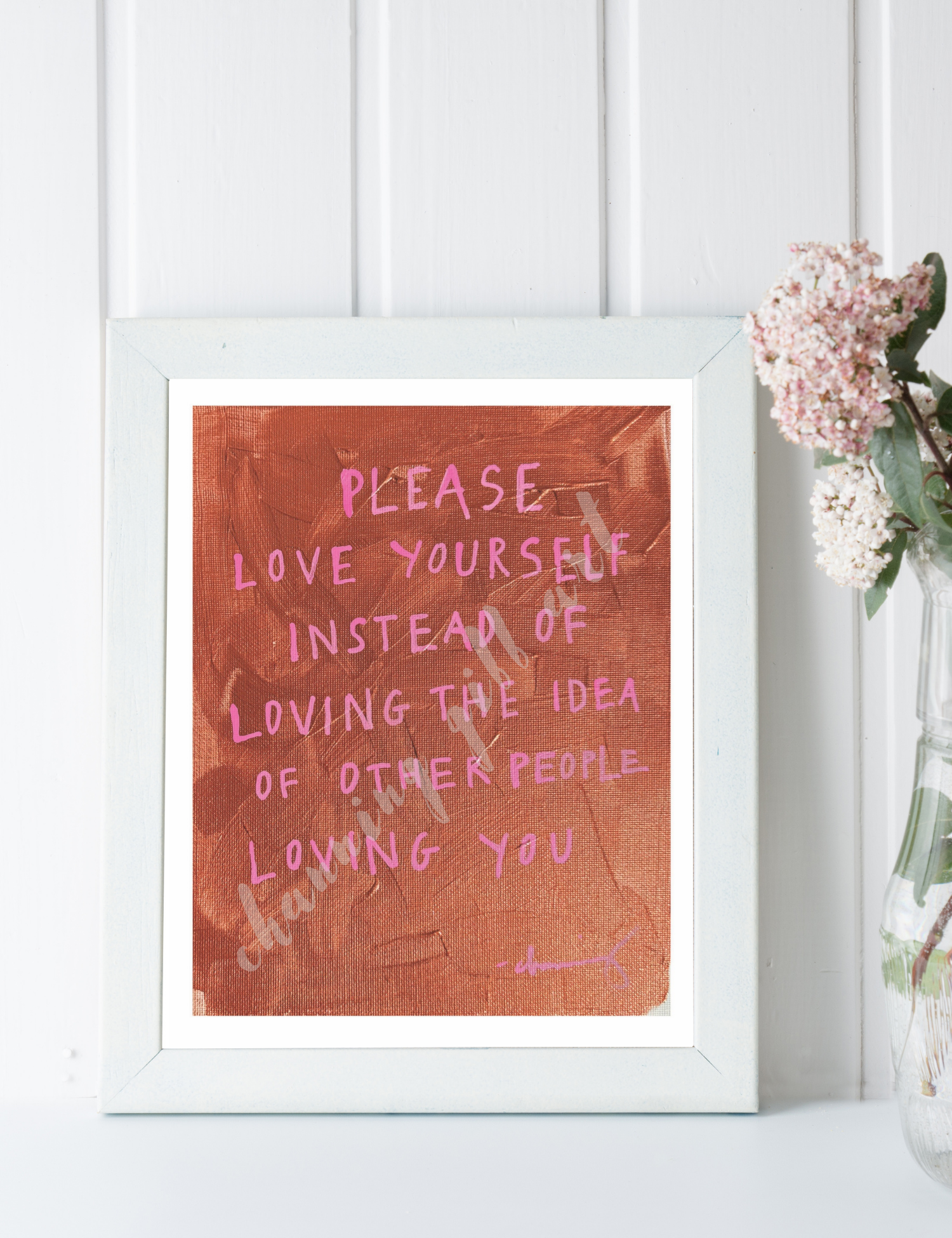 Love Yourself Art Print