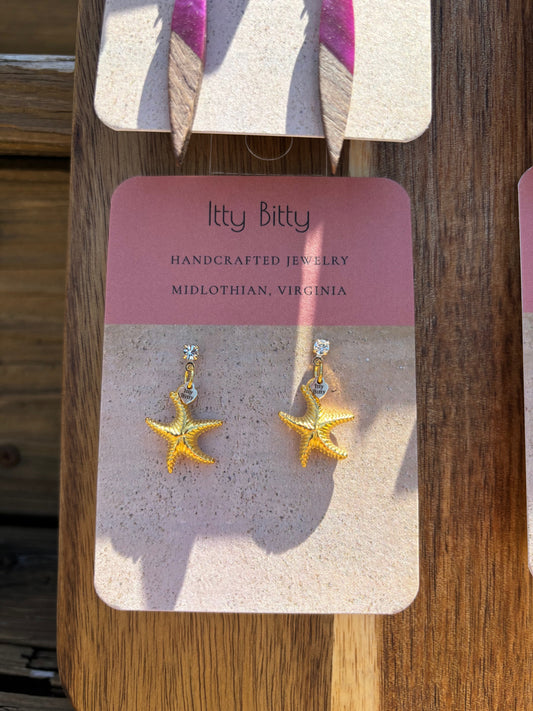 Handmade Dangle Earrings with Hypoallergenic Posts