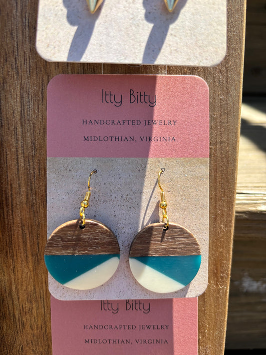 Handmade Dangle Earrings with Hypoallergenic Posts