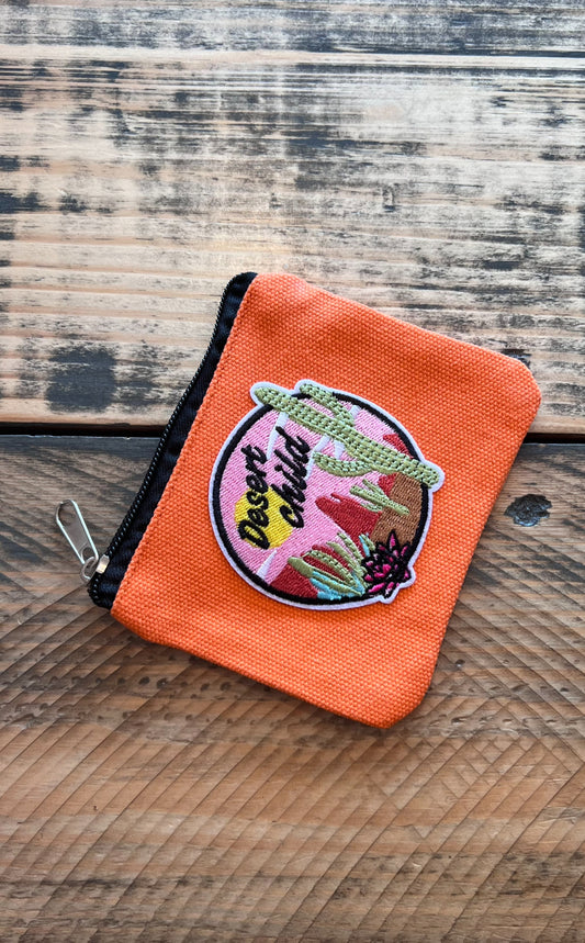 Zippered Patch Bag