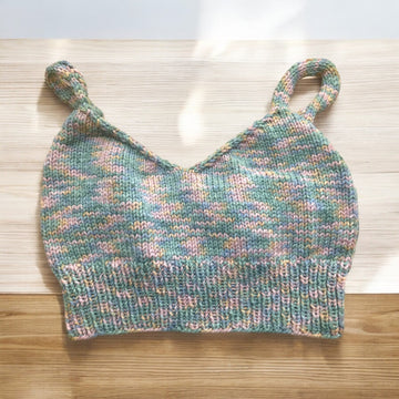 Knit Crop Top: Small, Multi