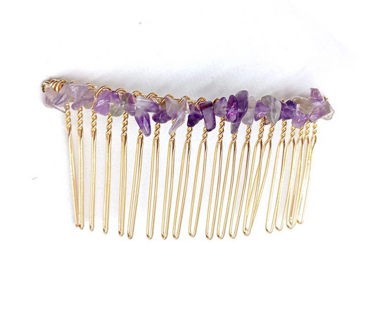 Natural Stone Hair Comb