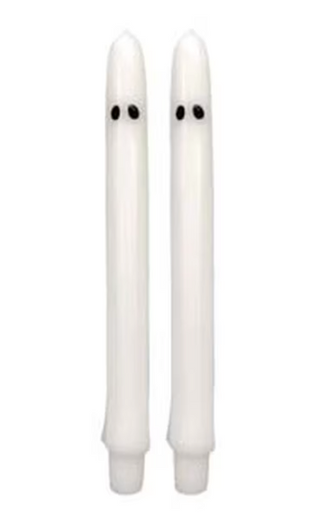 10" Ghost Tapered Candles