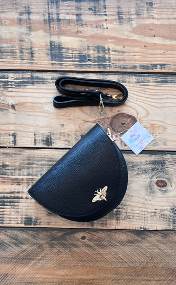 Half Moon Crossbody - Italian Leather